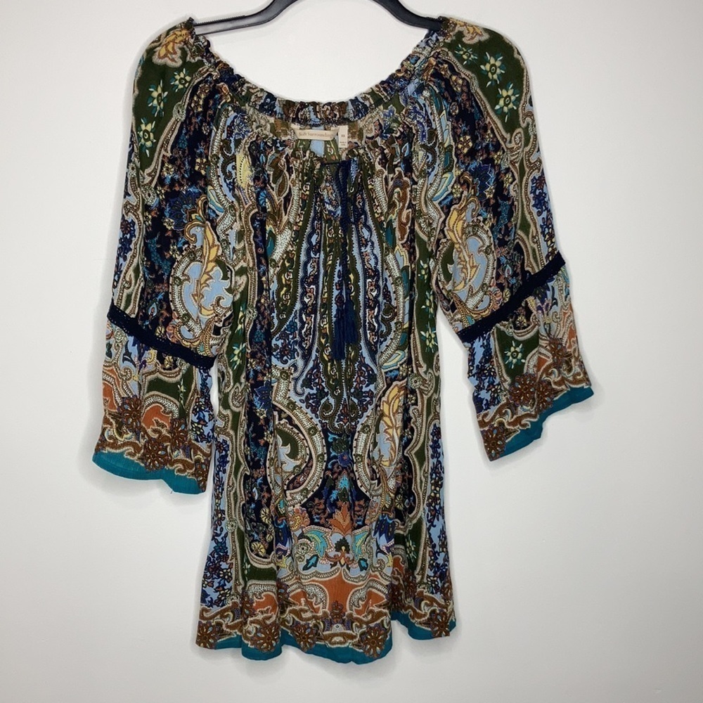 Soft surroundings boho top size‎ XS - Picture 2 of 8